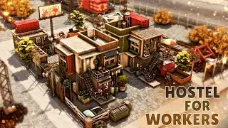 Хостел для рабочих Симс 4 | Строительство | Hostel for workers The Sims 4 | NO CC