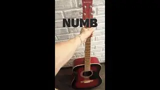 Linkin Park - Numb вступление на двух струнах разбор #shorts