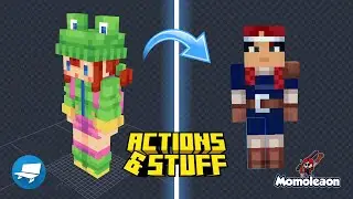Minecraft How to Edit & Modify your own skins for Actions & Stuff - Blockbench Tutorial 🛠️🎨