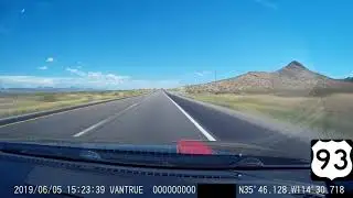 Boulder City Nevada to Prescott Arizona Time Lapse 1080P
