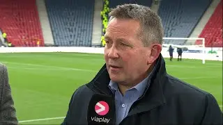 Inverness manager Billy Dodds in conversation after securing Scottish Cup Final place