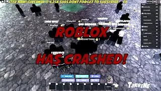 Roblox Is DOWN Reaction! Funny FINAL MOMENTS BEFORE FULL SHUTDOWN!