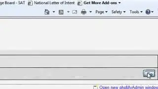 2a Creating a table in phpmyadmin