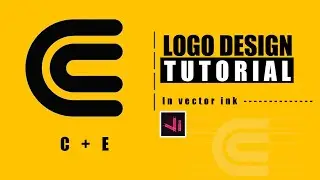 vector logo design using your mobile phone [ vector ink]