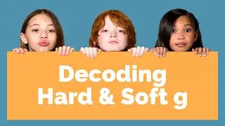 137 WBR and Phonics: Decoding Hard and Soft G ** FREEBIE*** #readingtutorial #esol #esl #dyslexia