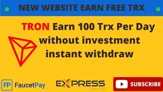 200 FREE TRX TRON EVERY DAY | TRX Earning Website | without investment