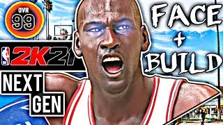 NBA 2K21 NEXT GEN MICHAEL JORDAN FACE CREATION + BUILD