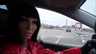 I walk and drive a car  in  my PVC long coat and thigh high boots