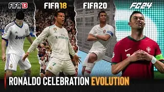 Ronaldo Celebration Evolution In FIFA | 2013 - 2024 |