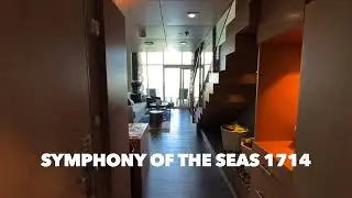 Symphony of the Seas - Crown Loft Suite Room Tour 1714