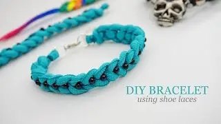 DIY Bracelet using Shoe Lace (Friendship Bracelet)