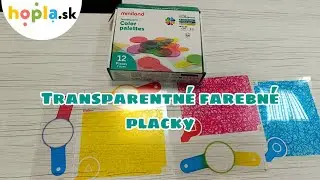 Transparentné farebné placky | Farby a tvary | Edukačné hračky #hracky #predeti #deti