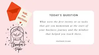 [AMA Series 016] First Things to Get Momentum in Business