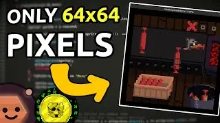 Making a Game in ONLY 64x64 Pixels with Polymars