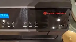 ELP Laser Turntable Music  transfer to Nakamichi ZX-9 SONY Super Metal Master