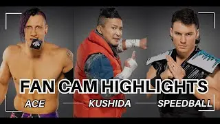 Fan Cam Highlights: Ace Austin vs Mike Bailey vs Kushida - TNA Wrestling Philly [March 2024]
