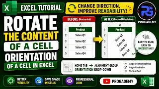 How to rotate the content of a cell   Orientation of a cell