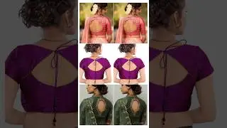 Very Beautiful Back Neck Blouse Designs//Designer Blouse ki Design New