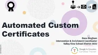 Automated Custom Certificates