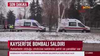 Son dakika Kayseri'de bombalı saldırı