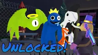 Unlocked New Rainbow friends! ( Roblox Rainbow Friends Rp Deluxe )
