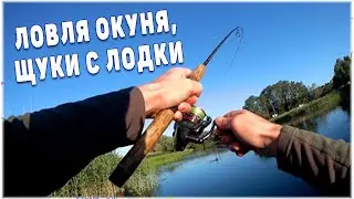 Jig from a boat on the river! Fishing for pike and perch on the Seversky Donets