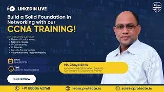 Build a solid foundation in networking with our CCNA Live Webinar!