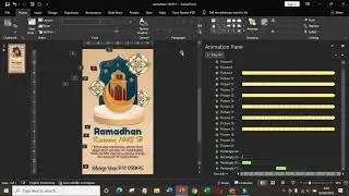 Gratis Video Template Power Point Ucapan Ramadhan 1443 H Resolusi 9:16 Full HD
