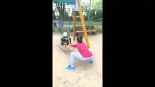 Trening na palcu zabaw