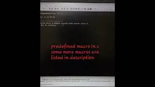 Predefined MACROS in c #macros