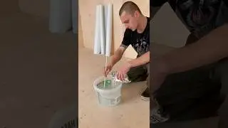 Клею обои Ч.5 #стройкадома #ремонт #обои #клей #деревня