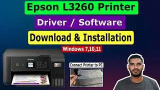 Epson L3260 Printer Software / Driver Download & Installation I Full Setup Video Without CD