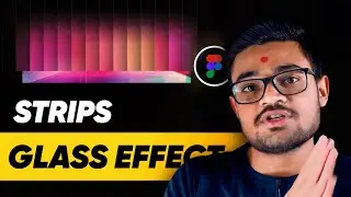 Strips Glass Effect In Figma | Figma Tutorial In Hindi | Learn Figma