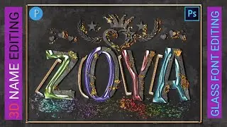 glass font editing how to make ln Pixellab & PStouch stylish name editing #iqbalediting