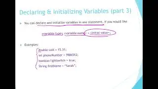 Java Unit 1 Lesson 3 - Variables
