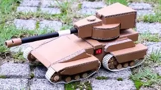 How to Make RC Tank From Cardboard | DIY | Cardboard Tank
