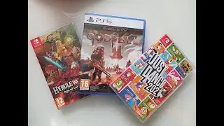 Unboxing Godfall, Justdance and Hyrule Warriors