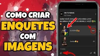 Como Criar ENQUETES com IMAGENS na ABA COMUNIDADE | Passo a Passo