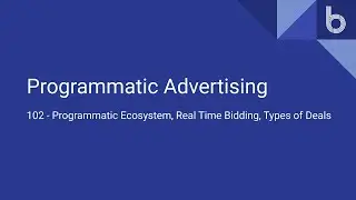 Programmatic Advertising 102 - Players