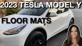 These 2023 Tesla Model Y Floor Mats are AMAZING!
