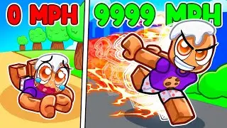Running 8,977,681 MPH to Become The FASTEST PLAYER in Roblox!