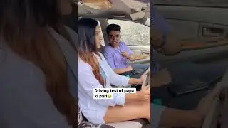 Boys vs Girls Driving test 😂 #shorts #yshorts  #youtubeindia #funny #comedy @Mukesh_jaiswal