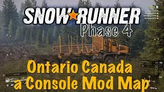SnowRunner - Ontario Canada - a Console Mod Map