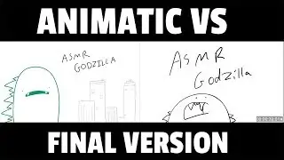 ASMR GODZILLA - Animatic VS Final Version
