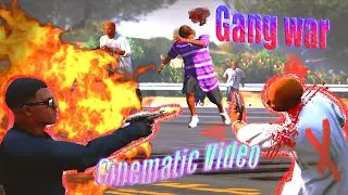 Gang attack on franklin | Gang war | GTA 5 cinematic video #part1