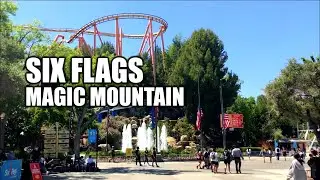 A day in Six Flags Magic Mountain
