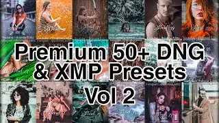 Lightroom Mobile 50+ Premium Presets DNG & XMP Download | Lightroom 50+ Presets Pack Download