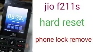 jio phone lock remove/hard reset f211s phone lock remove kaise kare,,
