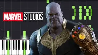 Marvel Studios Intro (2016) - Piano Tutorial by Easy Piano