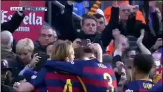 Gol Messi -Barcelona vs Atletico Madrid 1-1 30-01-2016